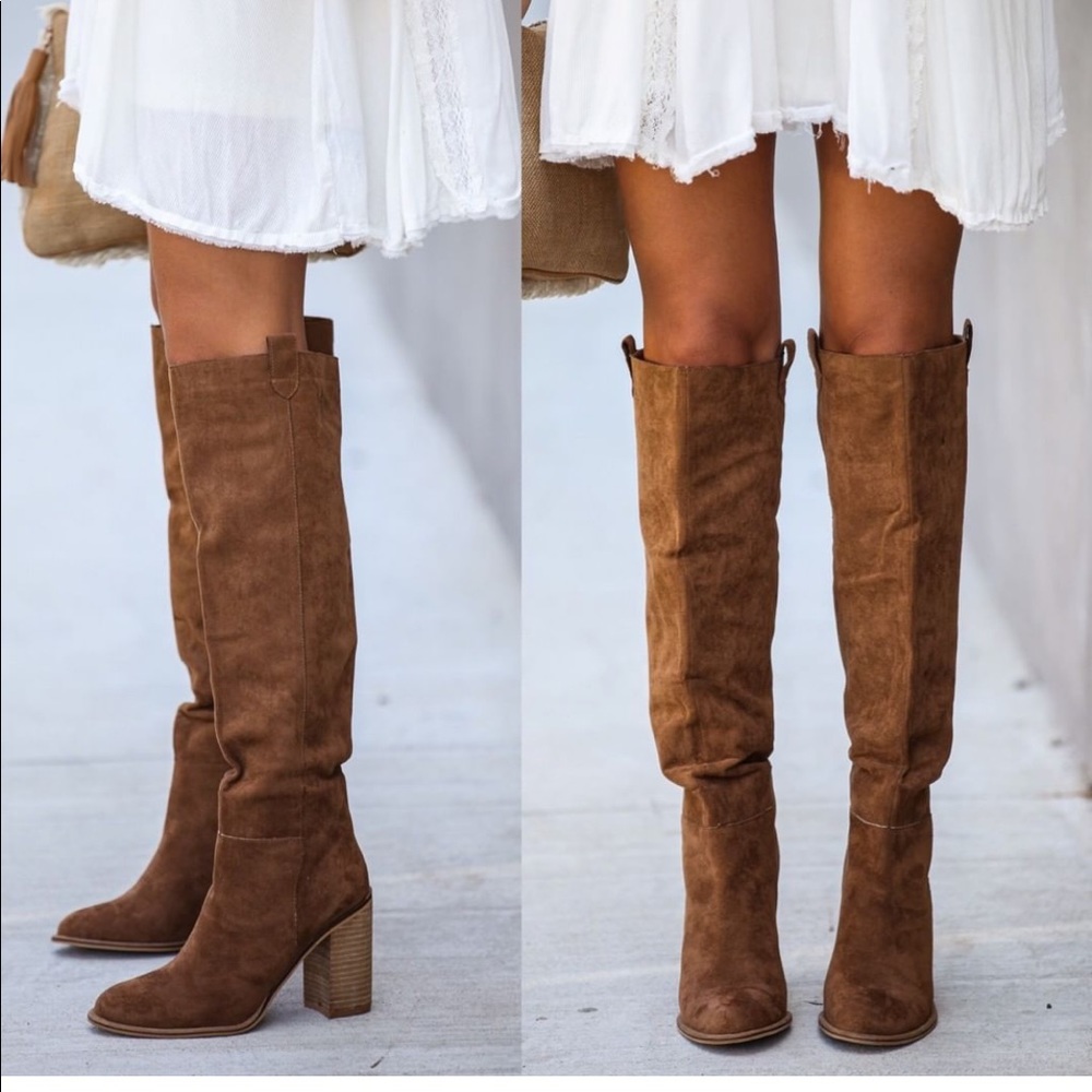 Knee high boots